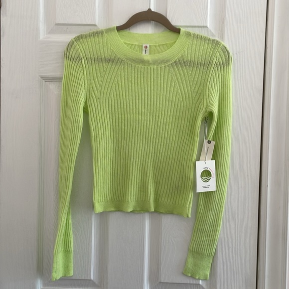 Daily Practice by Anthropologie Long-Sleeve Cropped Sweater. Size Small - Picture 5 of 6
